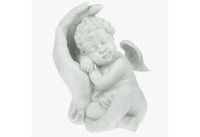 Купить Скульптура из мрамора S_30 Ангелочек у ладони